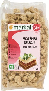 Markal Protéine de soja gros morceaux bio 175g - 1448